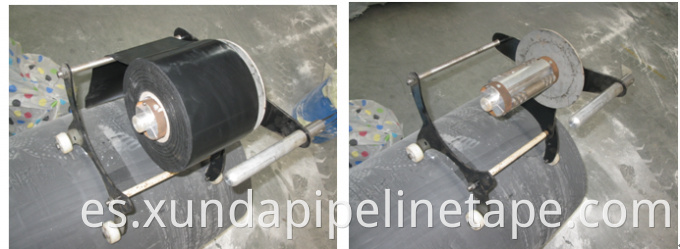Máquina de recubrimiento de tubería manual de cinta de polietileno para sistemas de protección contra la corrosión de la tubería 0 0